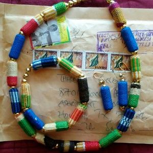 Handmade African necklace